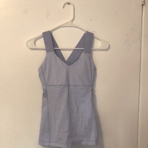 Lululemon periwinkle blue tank top